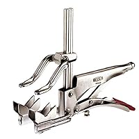 Pipe Gripping Plier and Clamp All in One - 4.5 In Jaw Capacity - 2.75 In Throat Depth - SG24-PC - Applicable for General Clamping, Metal Fabrication, Welding, Plumbing, Woodworking, & Construction