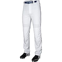 Rawlings Semi-Relaxed Full Length Baseball Pant | Solid & Piped Options | Adult Sizes | Multiple Colors