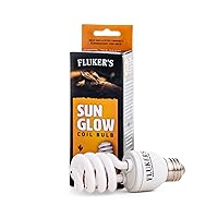 Fluker’s Sun Glow 10.0 UVB Compact Fluorescent Coil Bulb for Desert Reptiles, 13 Watt