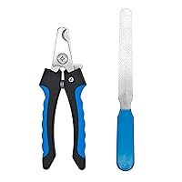Dog & Cat Pets Nail Clippers Trimmers Safety Guard to Avoid Over Cutting Suitable for Large to Medium Dogs Cats Rabbits Guinea Pigs Razor Sharp Blade Professional Grooming Tool (Small)