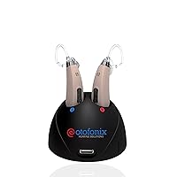 Otofonix Helix Rechargeable Hearing Aid for Seniors & Adults, Directional Microphones for Noise Canceling, USA Phone Support