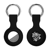Skull Chain Airtag Holder Case Silicone Airtag Case with Keychain GPS Item Finders Accessories Airtag Tracker Cover 1PCS