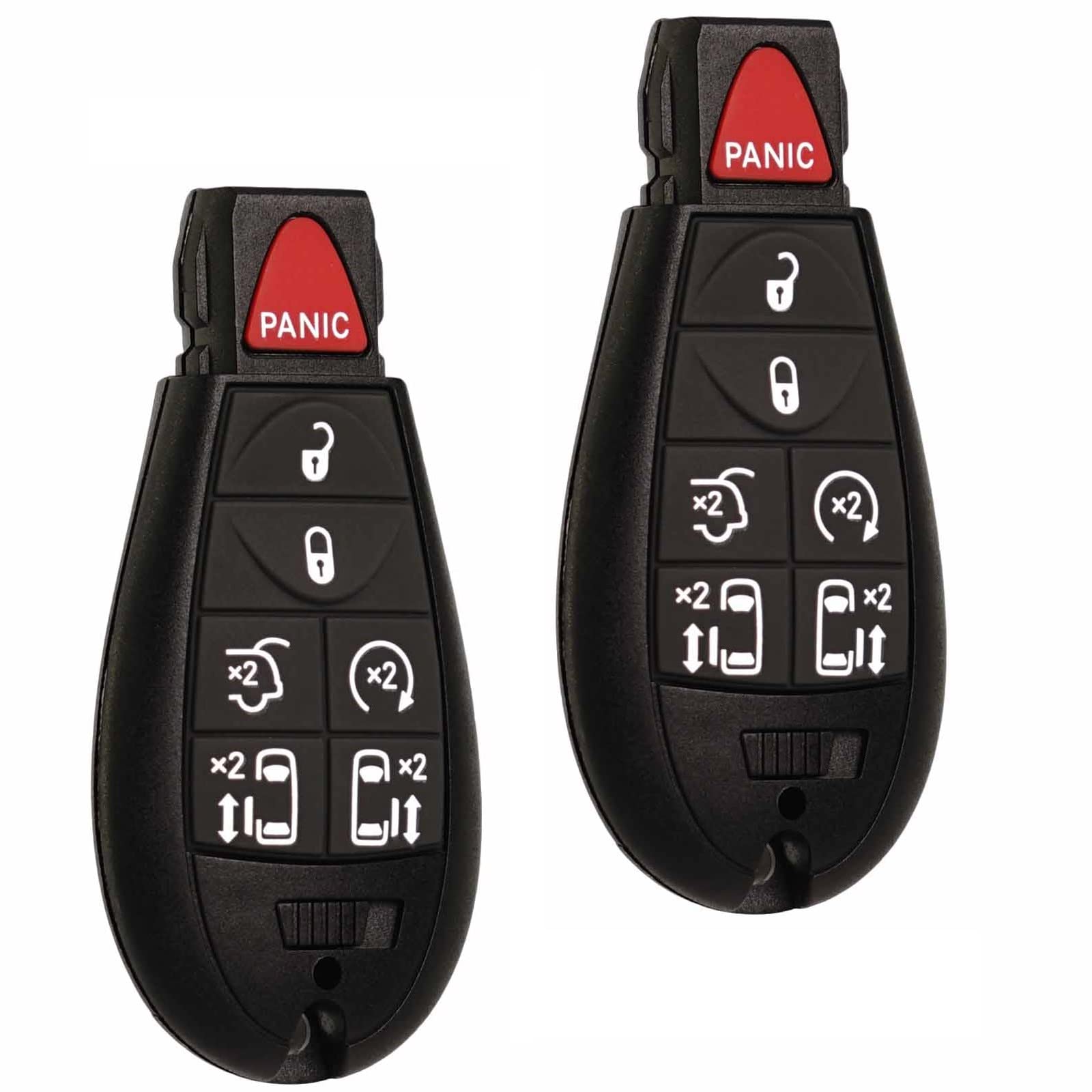 Keyless Entry Remote Control Key Fob FOBIK Replacement Fits for Dodge Grand Caravan 2008-2020 Chrysler Town Country Volkswagen Routan IYZ-C01C M3N5WY783X 56046709
