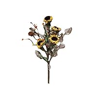 CWI Gifts 2-Piece Dried Sunflower Pick Set, 12-Inch