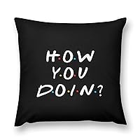 How You Doin Throw Pillow Covers Short Plush Square Pillow Cover for Cushion Sofa Fall Pillow Cover 16 