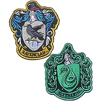 Simplicity Harry Potter Slytherin House Emblem Applique Clothing Iron On  Patch, 3.5'' x 4.15