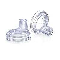 Nuby 2-Pack Replacement Silicone Spouts for Select Nuby Cups