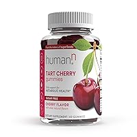 HumanN Tart Cherry Gummies - Uric Acid, Immunity, Inflammation & Metabolic Health Support – Doctor Formulated, Powerful Antioxidant & Non-GMO - 60 Sugar-Free Vegan Gummies