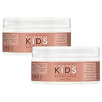 Shea Moisture Kids Curly Hair Products, Coconut & Hibiscus Kids Curling Butter Cream, Shea Butter, Coconut Milk, Coconut Oil, Anti Frizz, Kids & Babies Hair Products for Curly Hair (2 Pack – 8 Oz Ea)