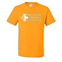 Grey Sloan Memorial Hospital Fan Logo Pop Culture Graphic Mens T-Shirt