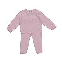 Splendid Baby Girls' Long Sleeve, Star Printed Sweater Set
