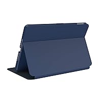 Balance Folio Case for iPad 10.2 Inch (2019-2021) - Drop & Camera Protection, Slim Multi Range Stand, Apple Pencil Holder - Coastal Blue/Charcoal Grey