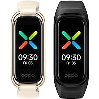 OPPO Band Style Vanilla Smart Watch, Sleep Monitor, Heart Rate, Waterproof, Health Management