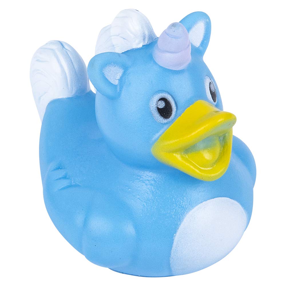 Rhode Island Novelty 2 Inch Unicorn Rubber Duckies, One Dozen