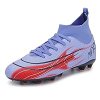 Soccer Cleats Men/Big Boys High Top FG/AG Football Boot Sneakers Shoe Youth Training Shoes