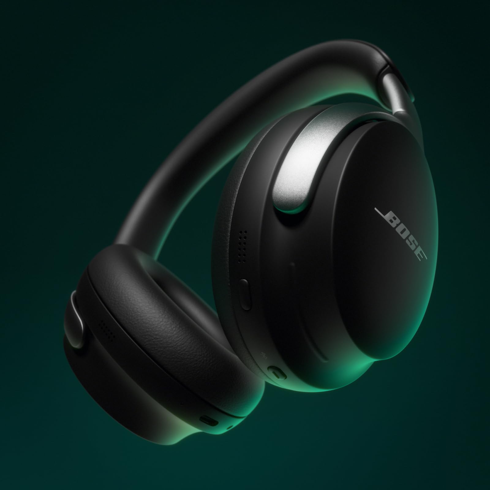 New Bose QuietComfort Ultra Wireless Noise Cancelling Headphones with Spatial Audio, Over-the-Ear Headphones with Mic, Up to 24 Hours of Battery Life, Black