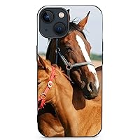 Lovers Horse Phone Case Drop Protective Funny Graphic TPU Cover for iPhone 13 Pro Max/iPhone 13 Pro/iPhone 13/iPhone 13 Mini IPhone13
