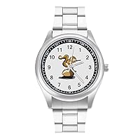 Nutty Squirrel Classic Watches for Men Fashion Graphic Watch Easy to Read Gifts for Work Workout