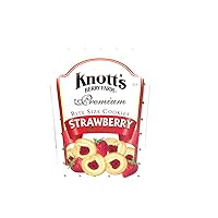 Knott's Berry Farm Premium Bite Sized Strawberry Shortbread Cookies Ten Ounce Gift Box