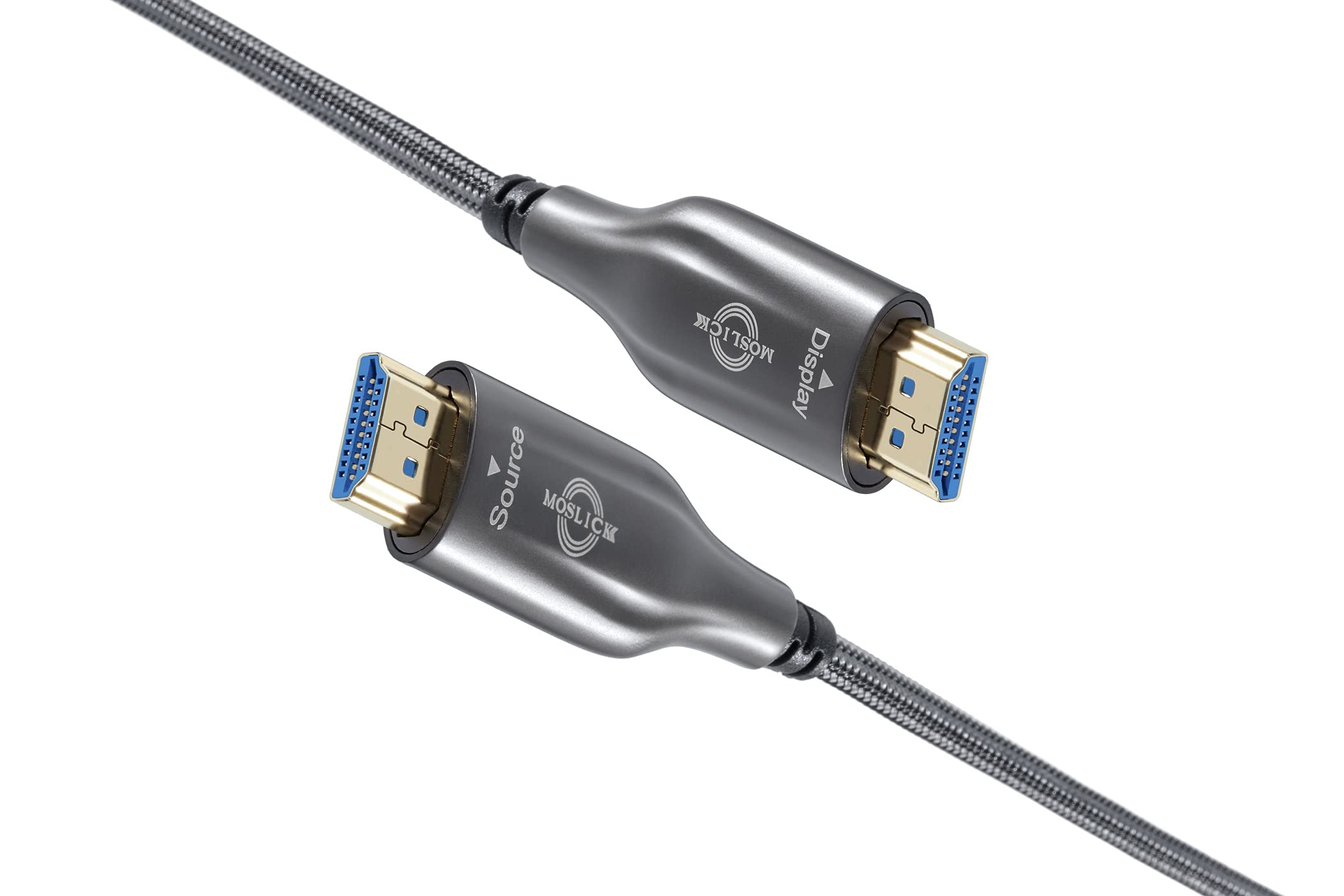 4K Fiber Optic HDMI Cable 50ft (18Gbps/4k@60Hz/3D/HDR/ARC/Dolby)