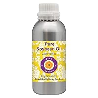 Deve Herbes Pure Soybean Oil (Glycine max) 100% Natural Therapeutic Grade Cold Pressed 300ml (10 oz)