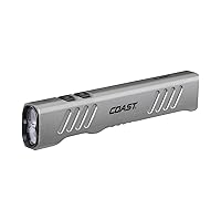 Coast Slayer RED 1000 Lumen USB-C Rechargeable LED Flashlight with Red Mode, Spot/Flood, Memory Mode and Pocket Clip