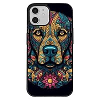 Dog iPhone 12 Case - Artwork Phone Case for iPhone 12 - Cute iPhone 12 Case Multicolor