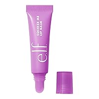 e.l.f. Squeeze Me Lip Balm, Moisturizing Lip Balm For A Sheer Tint Of Color, Infused With Hyaluronic Acid, Vegan & Cruelty-free, Grape