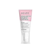 Acure Seriously Soothing Rosewater & Watermelon Superfine Mist - Hydrate Dry & Sensitive Skin - Natural Ingredients - Face Rosewater Spray for Dewy Glowing Skin - 100% Vegan & Cruelty-Free - 2 Fl Oz