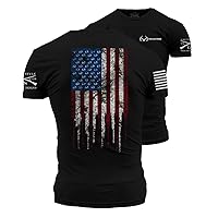 Grunt Style Realtree AP Snow® - Hunting Flag Men's T-Shirt