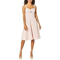 Dress the Population Women's Iris Crepe Side Slit Gown