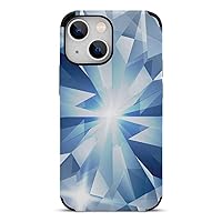 Silver and Blue with Concept Diamond Soft Case Anti-Scratch Case Fiber Skin Upgraded Version Compatible with