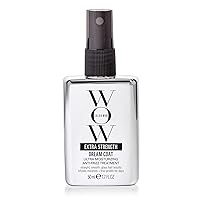 COLOR WOW Extra Strength Dream Coat, powerful, ultra moisturizing, anti humidity treatment for extremely frizz prone hair; glassy smooth, straight + resistant styles up to 3-4 washes