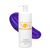Nourishing No Yellow Violet Conditioner - Deep Conditioner for Color - Treated Hair - Adds Texture & Shine to Hair - Vegan - Color Safe - Paraben & Sulfate Free - For Men & Women - 32 Oz
