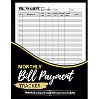 Monthly Bill Payment Tracker: Bill Payment Checklist Tracker | Bill Payment Notebook and Organizer for Budgeting Financial Log Book for 10 Years (120 Pages 8,5x11 Inches )
