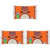 BEN'S ORIGINAL Whole Grain Brown Rice, 2 lb Bag (Pack of 3)