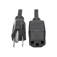 Tripp Lite Computer Power Cord, 13A, 16AWG (NEMA 5-15P to IEC-320-C13) 8-ft.(P006-008-13A)