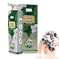 Pure Plant Extract for Grey Hair Color Bubble Dye, Plant Bubble Hair Dye Shampoo, Instant Plant Bubble Natural Hair Dye Shampoo, Instant Natural Hair Dye Shampoo (chestnut brown)