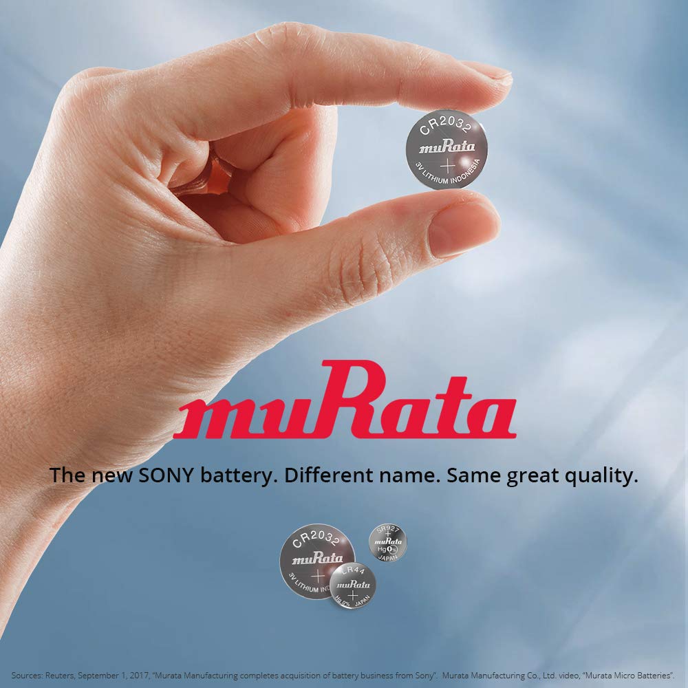 Murata 364 SR621SW Battery 1.55V Silver Oxide Watch Button Cell (5 Batteries)