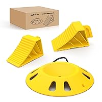 Nilight Trailer Wheel Chocks and Wheel Dock Kit - Prevents Trailer Wheel Sinking, Accessories for Boat Trailer Travel Campers, and RVs