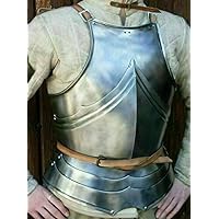 R.S Enterprises 16GA Steel Medieval Upper Body Gothic Armor Breastplate/ Cuirass Knight Armor