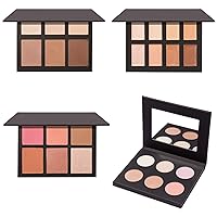 MS Glamour Women’s Highlight and Contour Palette/Highlight and Glow Palette/Cheek Palette/Concealer Palette a Cruelty Free Cosmetics Travel-Friendly Perfect Makeup Kit