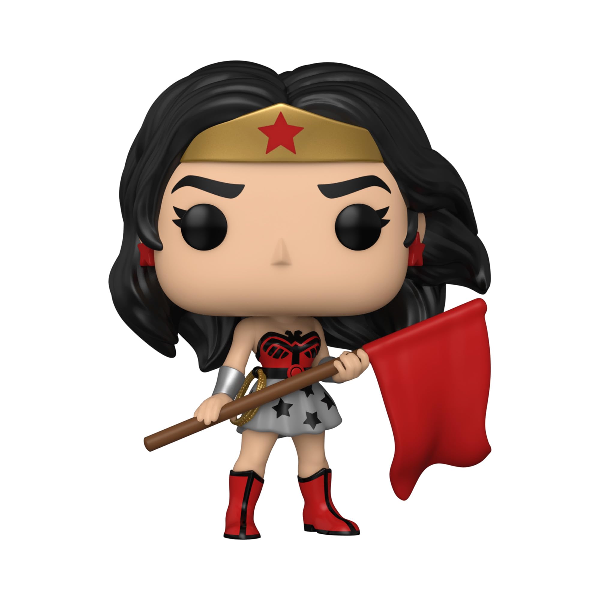 Funko POP Heroes: DC Comics, Wonder Woman 80th Anniversary - Red Son Wonder Woman, Multicolor (54976)