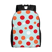 Polka Dot Backpack For Women Men Large Capacity Laptop Backpack Travel Rucksack Fashion Casual Daypack