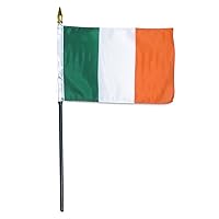 Ireland Flag, 4 by 6-Inch