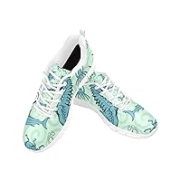 Shark Tuna Womens Sneakers Fashion Casual Comfortable Lightweight Breathable Arch Support Slip On Non-Slip Tennis Shoes Walking Shoes