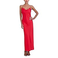 BCBGMAXAZRIA Women's Sleeveless Cowl Neck Maxi Cocktail Dress