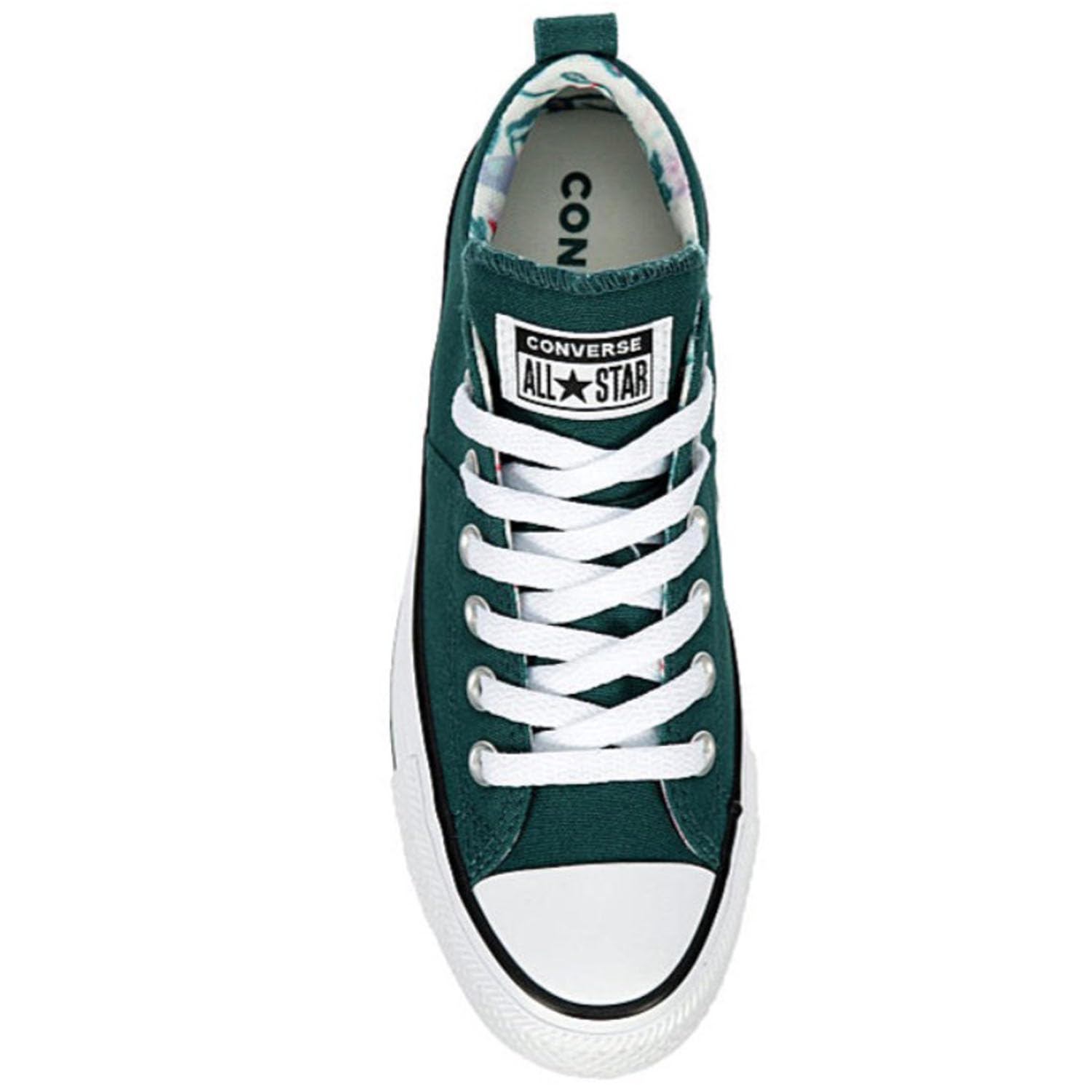 Converse Unisex Chuck Taylor All Star Madison Ox Canvas Sneaker - Lace up Closure Style - Dragon Scale/Dark Green