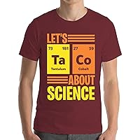 Lets Taco About Science Ta-Co Periodic Table Elements Funny Taco T-Shirt for Foodie Food Lovers