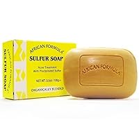 Grisi Sulfur Soap Acne Treatment Facial Soap (3.5oz) by Sulfur Soap African Formula Grisi Sulfur Soap Acne Treatment Facial Soap (3.5oz) by Sulfur Soap African Formula